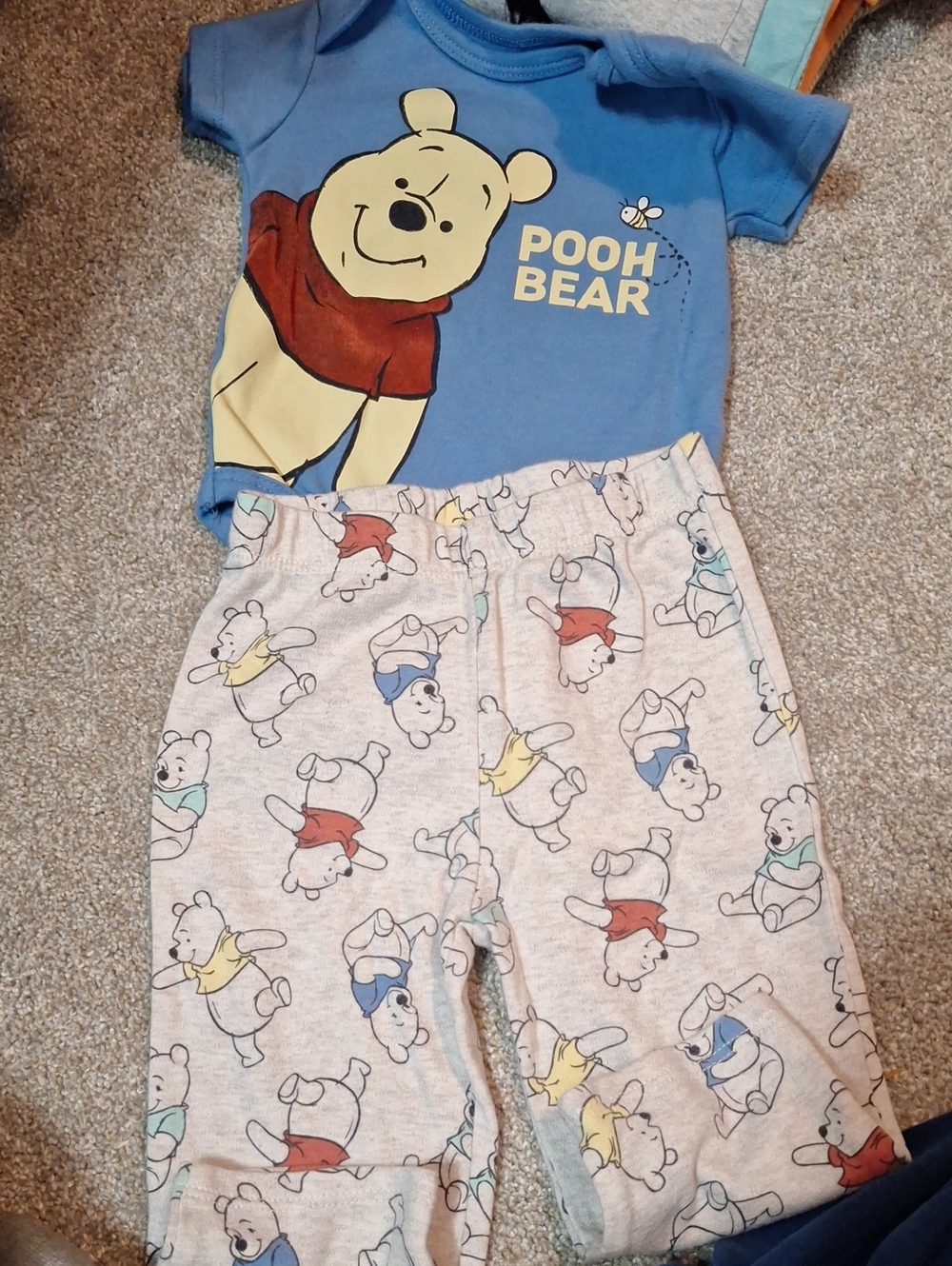 Disney Winnie the Pooh Blue Two-Piece Kids Set